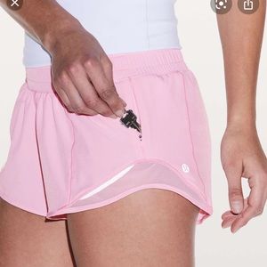 ISO OF LIGHT PURPLE&PINK LULU SHORTS